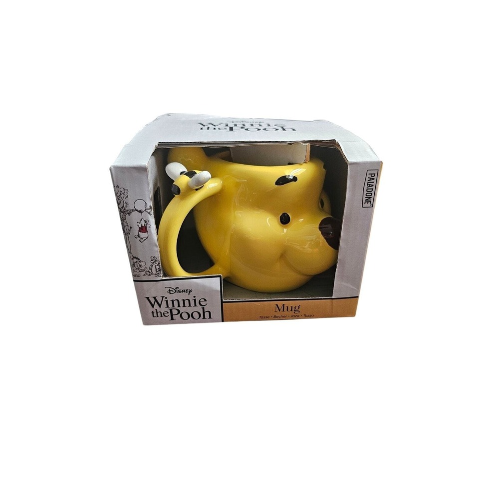 NEW PALADONE x DISNEY - Winnie the‎ Pooh Head Shaped Large Coffee Mug 3D Ceramic